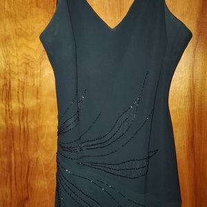 Ellagant Black Embellished Dress
